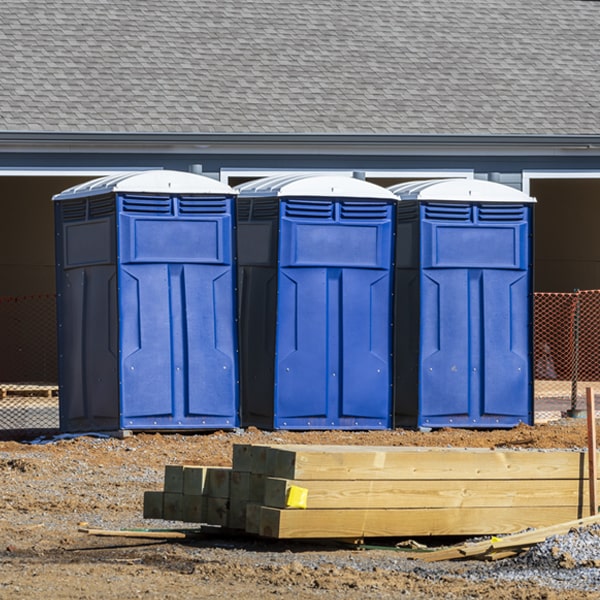 are there any restrictions on where i can place the porta potties during my rental period in Loma Linda West